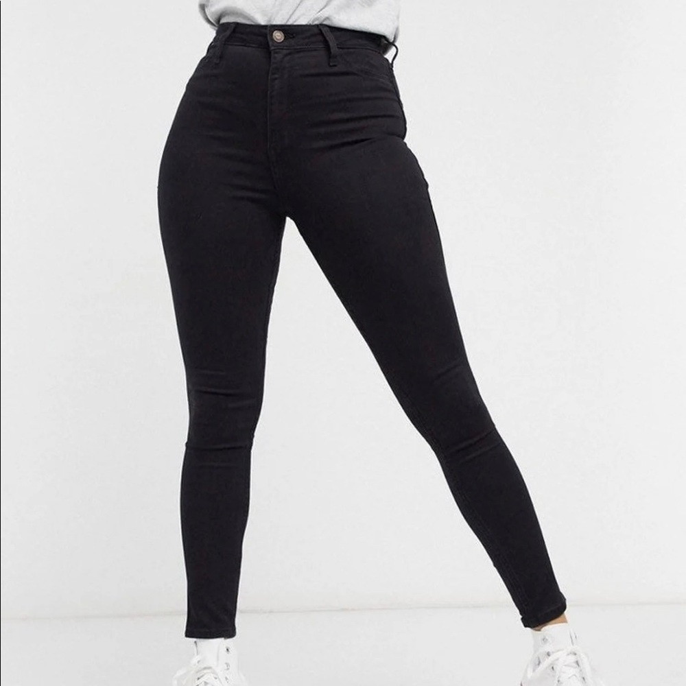 Hollister curvy high rise super skinny jeans